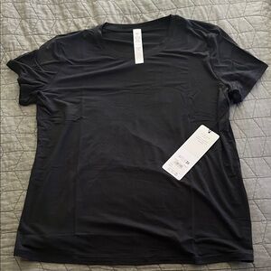 ALO Yoga Black Crew Neck Tee